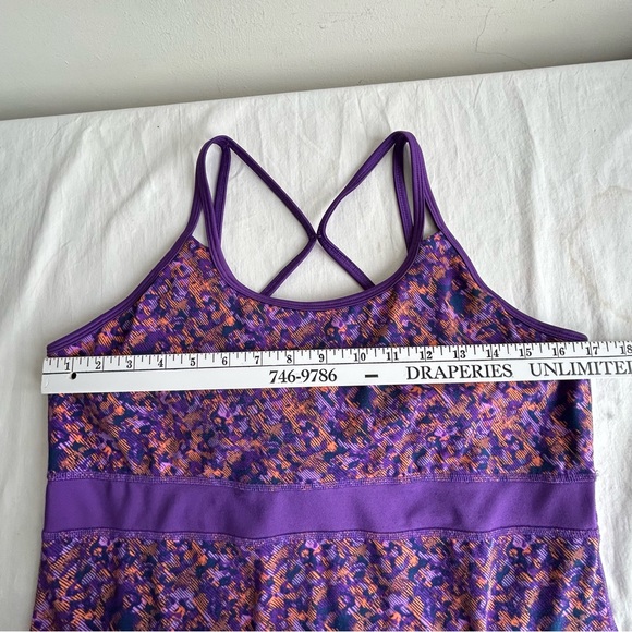 Gaiam Purple Digi Camo Tank Athletic Dress - Picture 15 of 16